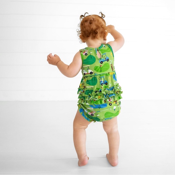 Little Sleepies Fairway Fun Bubble Romper, Size 6-12 months - Picture 3 of 7